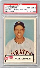 1954 Dan-Dee Paul LaPalm LaPalme PSA 8 NM-MT Pirates Ultra Rare, POP 8, 1 Higher