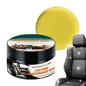 Car Interior Plastic Leather Repair Dashboard And Seat Care Polishing Wax 100g - Picture 1 of 12