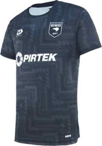 New Zealand Kiwis 2025 NRL Mens Black Training Shirt Sizes S-7XL BNWT - Picture 1 of 4