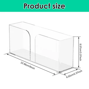 Acrylic Napkin Holder Clear Acrylic Napkin Dispenser Modern Paper Towel InmLj .t - Picture 1 of 11
