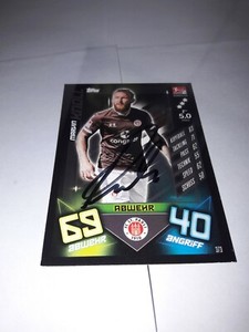 Match Attax Signed Marvin Knoll FC St.Pauli New