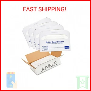 4 Pack of 250 Pieces Disposable Toilet Seat Covers, Flushable Paper Cover for Ba - Picture 1 of 2