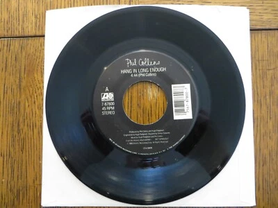 Phil Collins – Hang In Long Enough - 1990 - Atlantic 7-87800 7" Single VG - Image 1 of 2