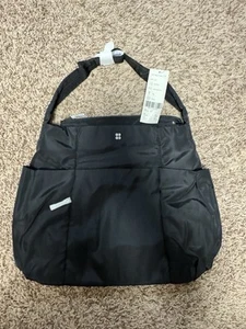 Sweaty Betty All Day Beuteltasche 2,0 m schwarz Nylonriemen Einzelhandel 128 $ neu mit Etikett - Bild 1 von 5