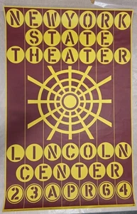 Teatro original del estado de Nueva York, Lincoln Center, póster, 1964 - Imagen 1 de 5