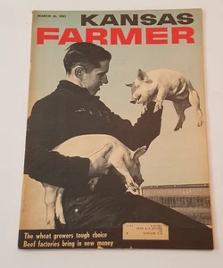 Kansas Farmer Magazine, March 16, 1963.  Allis Chalmers International Massey  - Bild 1 von 4