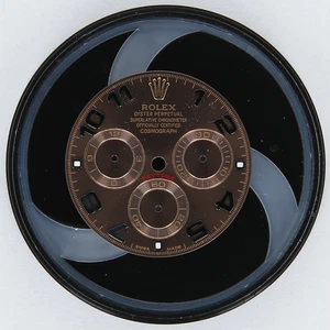 Esfera original ROLEX DAYTONA COSMOGRAPH en oro rosa para ref. 116515 con auricular - Imagen 1 de 3