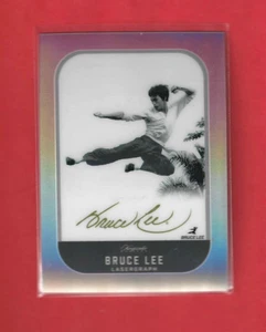 2024 Andenken Bruce Lee 50TH Anniversary Lasergraph Chrome Auto #209 - Bild 1 von 2