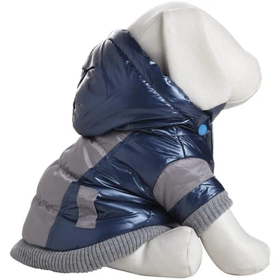 Chaqueta deportiva aislada para perro esquí Pet Life ® 'Vintage Aspen' 3M con capucha extraíble Foto 1 de 4