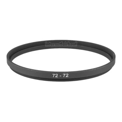 72-72mm Distanzring 72mm-72mm Zwischenring Filteradapter 72 - 72 mm Adapterring - Image 1 of 3