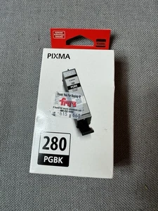 Cartucho de pigmento de tinta negra estándar original Canon PGBK-280 OEM caja nueva - Imagen 1 de 5