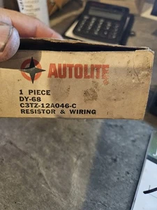 NOS ford autolite 1963 Galaxie Truck transister ignition 427 Resiter and wireing - Bild 1 von 3