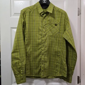 Arc'Teryx Peakline Men Large Long Sleeve Green Plaid Button Up Shirt Gorpcore - Picture 1 of 11