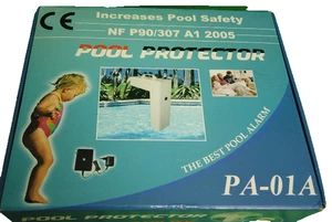 Pool Protector Bodenunterbau Pool Alarm weiß offene Box - Bild 1 von 2