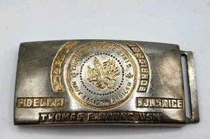 Vietnam Era Theater Custom Made Officer Belt Buckle Navy USN Cincpacflt - Picture 1 of 6