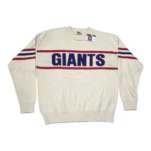 Vintage 90's New York Giants Sweater Pro Elite Cliff Engle Type Men's XL NOS - Picture 1 of 6