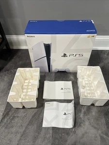 PlayStation 5 Slim 1TB PS5 EMPTY BOX  ONLY - Picture 1 of 9