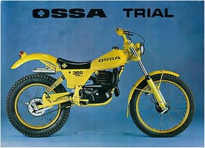 OSSA Brochure MAR 350 Trial TR80 1980 on Sales Catalog Catalogue REPRO MAR - Picture 1 of 1