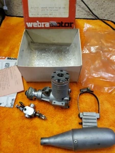 Webra Engine - Webra Speed 40 ABC W/TN Carb RC - Art Nr 1034RC - Nice - Picture 1 of 16