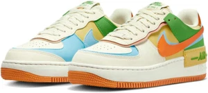 Nike Air Force 1 Low Shadow Coconut Milk Gold Sneakers Shoes 39 US 8 DZ1847-103 - Picture 1 of 9