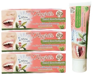 100g x 3 Rasyan Toothpaste ISME Herbal Clove Toothpaste Aloe Vera + Guava Leaf - Picture 1 of 10