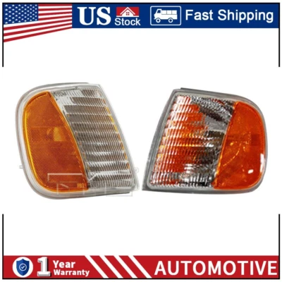 Conjunto de luz de seta/estacionamento dianteiro TYC compatível com Ford F-150 1997-2002 PA - Imagem 1 de 4