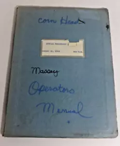 Massey combina testa di mais operatore manuale - Foto 1 di 2