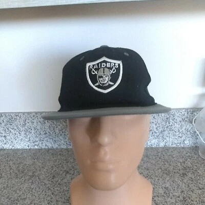 DE COLECCIÓN GORRA GORRA GORRA SNAPBACK LANA LOGOTIPO DE LOS ANGELES RAIDERS FÚTBOL AMERICANO NFL Foto 1 de 4