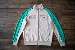 PUMA MEN'S MERCEDES AMG PETRONAS TRACK TOP JACKET MOTORSPORT SIZE ADULT SMALL - Picture 1 of 9