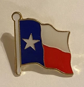 STATE OF TEXAS HATPIN - LONESTAR FLAG RED WHITE BLUE TEXAN - TEXAS FLAG PIN - Picture 1 of 2