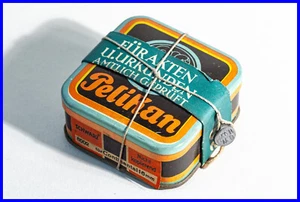 Pelikan Schaumuster/Déco/Sample Ruban Cassette Boîte Scellé Noir - Vide - Afbeelding 1 van 4