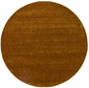 Solid Design Hand-Loomed 6X6 Gabbeh Wool Round Rug Oriental Home Decor Carpet - Picture 1 of 11