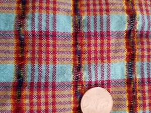 Fabric Cotton Blend for apparel or decorative plaid 43" wide X 2.5 yards - Picture 1 of 3