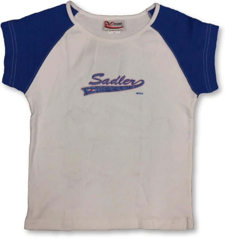 Elliott Sadler Vintage Ladies Crew Neck Trackside Glitter T-Shirt Small 4/6 - Image 1 of 1