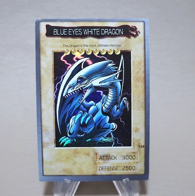 YuGiOh BANDAI Blue Eyes White Dragon Super Initial 1999 #118 NM-EX English k756 - Image 1 of 4