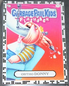 GARBAGE PAIL KIDS 2011 FLASHBACK 2"" scheda #56a Ortho Donny - Foto 1 di 4