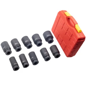 10pcs 22mm-41mm 3/4" Impact Socket Set Metric Deep Sockets Garage Workshop Tool - Picture 1 of 12