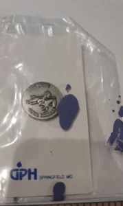 NEW Royal Rangers Brave Merit Pin Silver Color Metal Native American on Horse - Picture 1 of 3