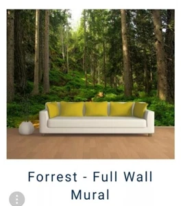 RRP $349.95 - ProArt Wallpaper Wall Murals Removable Wallpaper - Rainforest - Picture 1 of 3