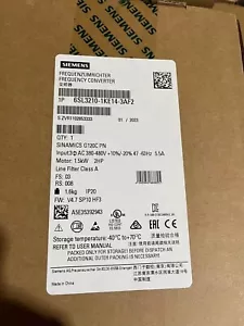 6SL3210-1KE14-3AF2 Nuovo filtro livello A Siemens versione 6SL3210-1KE14-3AF2 IPCS - Foto 1 di 4
