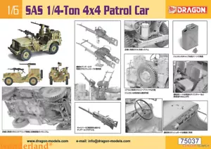 DRAGON 75037 1/6 WWII SAS 1/4-Ton 4x4 Patrol Car Model Kit - Picture 1 of 2