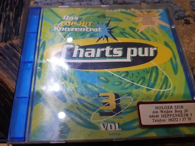 CHARTS PUR Vol. 3 - CD - 14 Tracks - 1995 - ZYX - Rednex, Smokie, Scooter u.a. - Bild 1 von 3