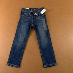 Baby Gop Toddler Size 4 Dark Wash Max Stretch Denim Skinny Jeans NWT - Picture 1 of 7