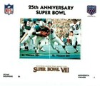 St. Vincent 1991 - Super Bowl XXV NFL Bob Griese Dolphins VS Vikings S/S MNH