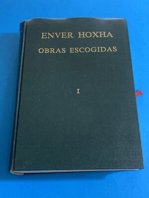OLD ALBANIAN SPANISH BOOK-ENVER HOXHA-OBRAS ESCOGIDAS-I-COMUNISM TIME-1941-1948 - Image 1 of 4