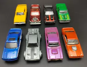 8x Mopar Die-Cast 1:64 Car Lot Dodge Plymouth Barracuda Challenger Charger Demon - Picture 1 of 19