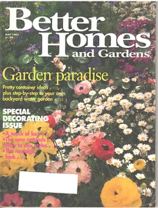BETTER HOMES & GARDENS Magazine May 1995 Garden Paradise Special Decor Issue - Picture 1 of 1