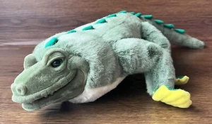 Marioneta de mano de peluche vintage de 23 pulgadas de lagarto iguana Hosung 1994 - Imagen 1 de 10