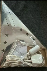 IKEA STRALA Large Lampshade Star silver colour 75cm Light Shade & Cable Inc - Picture 1 of 4