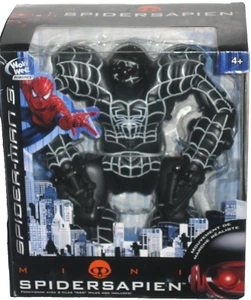 WowWee Mini Spidersapien Spiderman 3 Black Robosapien Walking Robot 2004 France - Picture 1 of 12